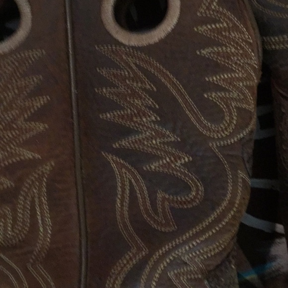 Ariat cowboy boots with spur ledge -Brown - 7.5 D - Picture 5 of 7